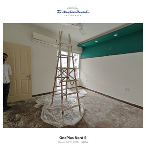 Staircase in 2 BHK Apartment at Mapsko Paradise, Sector 83 – for Rent
