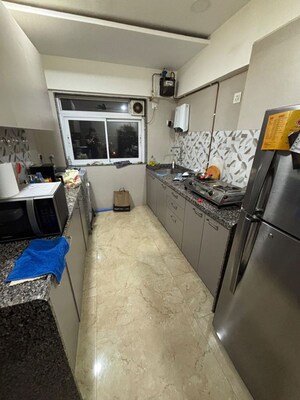 Kitchen in 1 BHK Apartment at Srishti Harmony 3 Phase 1, Andheri East – for Rent