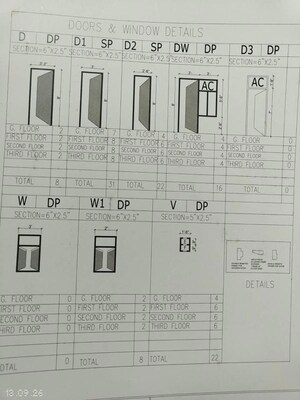Floor Plan in 3 BHK Builder Floor at Dlf Ankur Vihar – for Sale