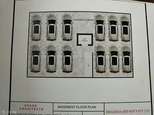 Floor Plan in 3 BHK Builder Floor at Dlf Ankur Vihar – for Sale