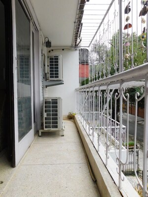 Balcony in 3 BHK Builder Floor at Greater Kailash – for Rent
