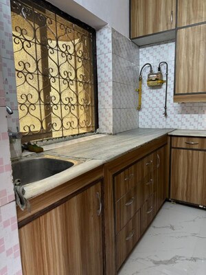 Kitchen in 2 BHK Builder Floor at Greater Kailash I – for Rent