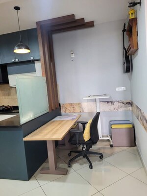 Team Area in 2 BHK Apartment at BM Luxuria, Hsr Layout – for Rent
