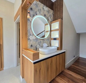 Attached Bathroom in 3 BHK Apartment at Aparna Zenon, Puppalaguda – for Sale