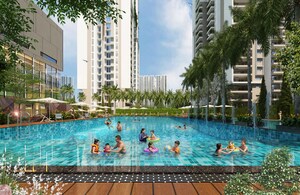 Swimming Pool in 3 BHK Apartment at Myhna Vistara, Gunjur – for Sale