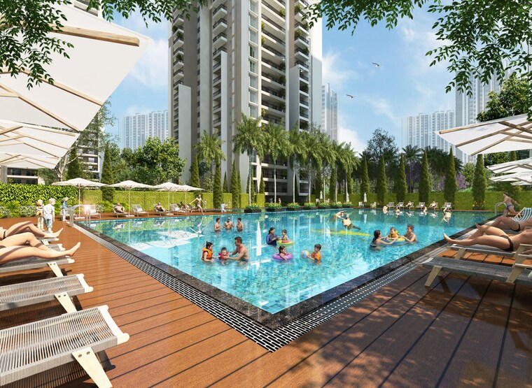 Swimming Pool, myhna-vistara 3 Bedroom 1700 Sq.Ft. Apartment In Gunjur Bangalore 10678249