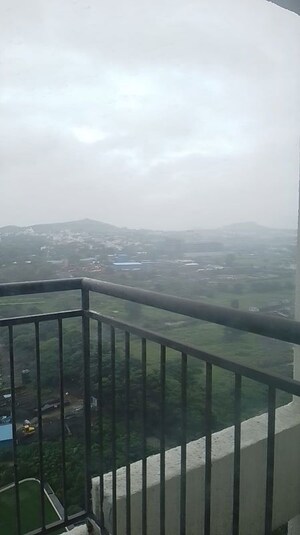 Balcony in 3 BHK Apartment at Godrej Nurture Pune, Mamurdi – for Rent
