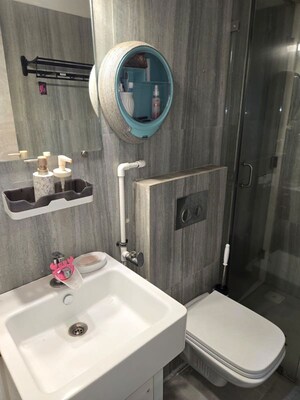 Bathroom in 3 BHK Apartment at NG Grand Plaza, Ghansoli – for Rent