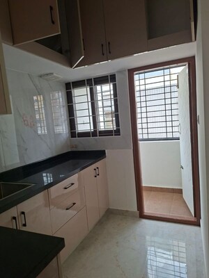 Kitchen in 2 BHK Builder Floor at Ramamurthy Nagar – for Rent