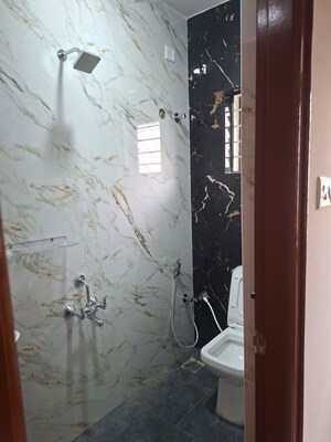 Bathroom in 2 BHK Builder Floor at Ramamurthy Nagar – for Rent