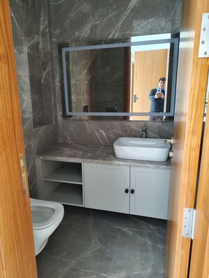 Bathroom in 4 BHK Builder Floor at Defence Colony – for Rent