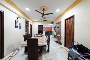 Living Room in 4 BHK Apartment at Bodakdev – for Sale