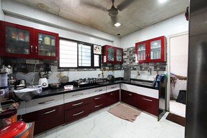 Kitchen in 4 BHK Apartment at Bodakdev – for Sale