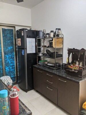 Kitchen in 1 BHK Apartment at Conwood Astoria, Goregaon East – for Rent