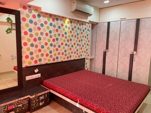 Bedroom in 1 BHK Apartment at Group Satellite Elegance, Goregaon East – for Rent