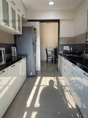 Kitchen in 1 BHK Apartment at Group Satellite Elegance, Goregaon East – for Rent