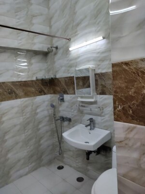 Bathroom in 3 BHK Builder Floor at Nehru Enclave – for Rent