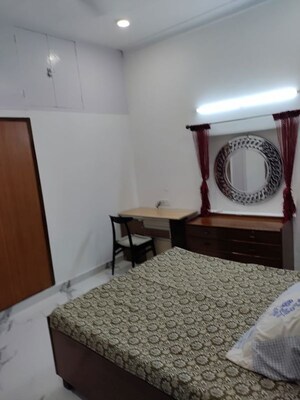 Bedroom in 3 BHK Builder Floor at Nehru Enclave – for Rent