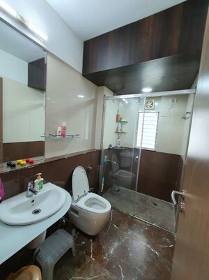 Bathroom in 2 BHK Apartment at DB Woods, Goregaon East – for Rent