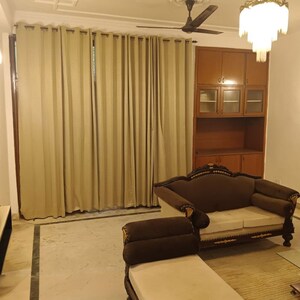 Living Room in 3 BHK Builder Floor at Sushant Lok I – for Rent