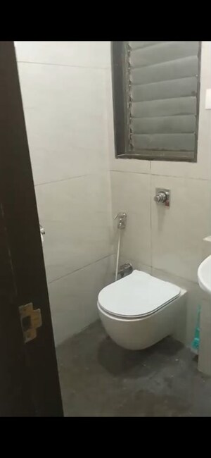 Bathroom in 2 BHK Apartment at Chandak 34 Park Estate, Goregaon West – for Rent