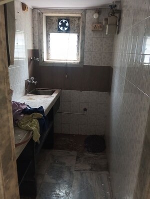 Bathroom in 1 RK Apartment at Konark CHS Shree Nagar, Shree Nagar – for Rent