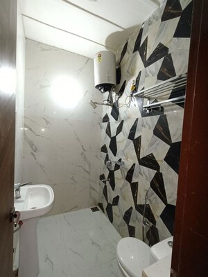 Bathroom in 1 BHK Builder Floor at Aditya Palm Court, Vip Road – for Rent