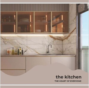 Kitchen in 2 BHK Apartment at Pranav Stellar Crest, Santacruz West – for Sale