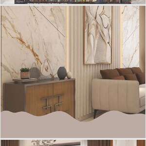 Living Room in 2 BHK Apartment at Pranav Stellar Crest, Santacruz West – for Sale