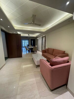 Bedroom in 3 BHK Builder Floor at Sushant Lok I – for Rent