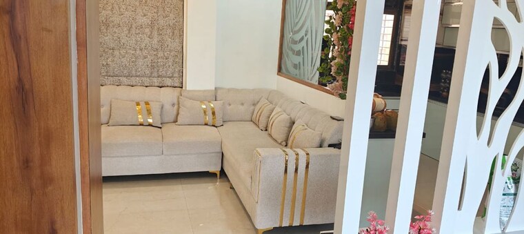 Living Room, mauli-krupa-complex 4 Bedroom 2200 Sq.Ft. Apartment In Kharghar Navi Mumbai 10639863