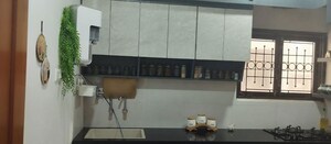 Kitchen in 3 BHK Apartment at Sri Krishna Krishe Meadows, Sri Nagar Colony – for Rent