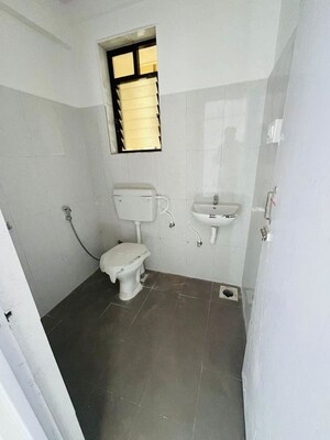 Bathroom in 1 BHK Apartment at Raymond Aashiyana, Vartak Nagar – for Rent