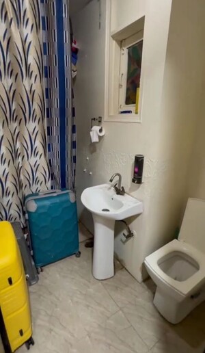 Bathroom in 2 BHK Builder Floor at Ozone Apartment, Sector 104 – for Rent