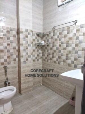 Bathroom in 1 BHK Builder Floor at Palam Vihar – for Rent