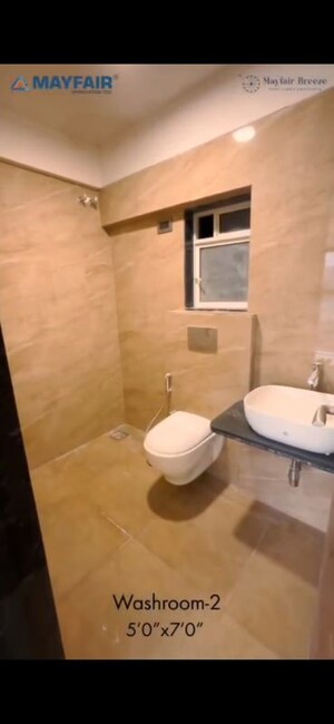 Bathroom in 3 BHK Apartment at Mayfair Breeze, Andheri West – for Sale