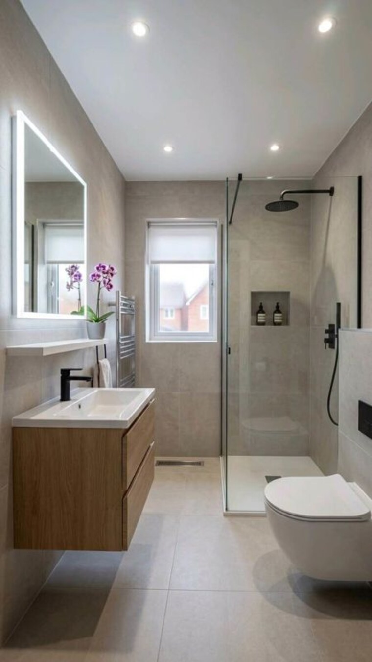 Bathroom, kannadi i 3 Bedroom 1380 Sq.Ft. Villa In KannadI I Palakkad 10679254