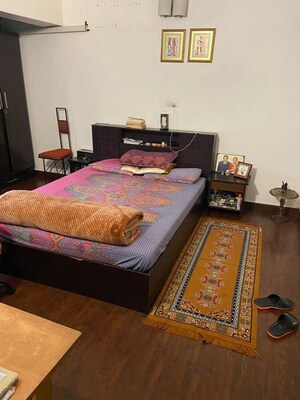 Bedroom in 3 BHK Builder Floor at Vasant Vihar – for Rent