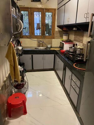 Kitchen in 3 BHK Builder Floor at Vasant Vihar – for Rent