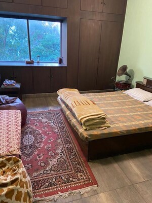 Bedroom in 3 BHK Builder Floor at Vasant Vihar – for Rent