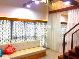 Living Room in 1.5 BHK Apartment at Paranjape Blue Ridge, Hinjewadi – for Rent