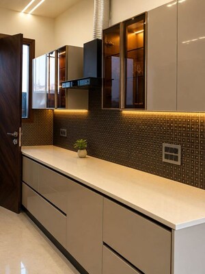 Kitchen in 4 BHK Apartment at Dhakoli – for Rent