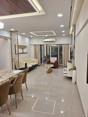 Living Room in 3 BHK Apartment at Jangid Galaxy, Ghodbunder Road – for Rent