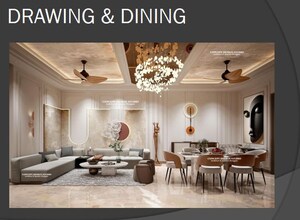 Living Room in 4 BHK Builder Floor at Dayanand Vihar – for Sale