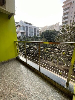 Balcony in 2 BHK Builder Floor at Bhoomi Homes, Sector 42 – for Rent