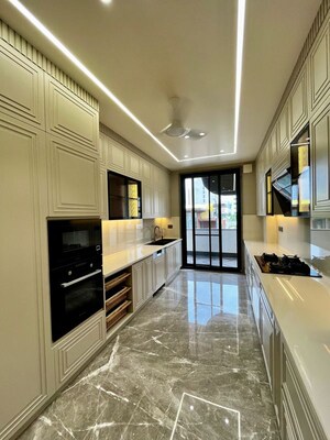 Kitchen in 4 BHK Builder Floor at Sector 21 – for Rent