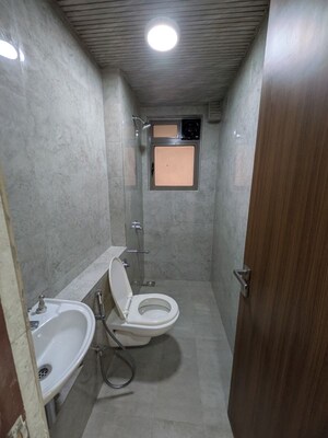 Bathroom in 2 BHK Apartment at Sheth Auris Bliss, Malad West – for Rent