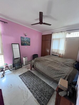 Bedroom in 3 BHK Builder Floor at AWHO Sujjan Vihar, Sector 43 – for Rent