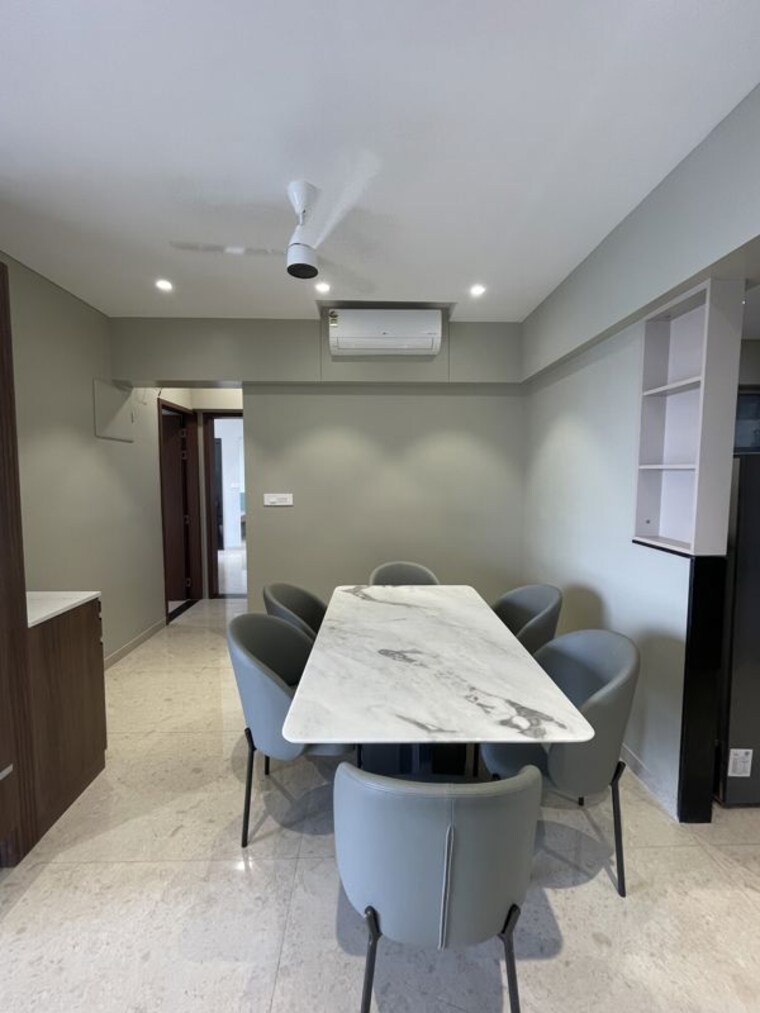 Dining area, vj-yashwin-nuovo-centro 3 Bedroom 1086 Sq.Ft. Apartment In Wakad Pune 10679516