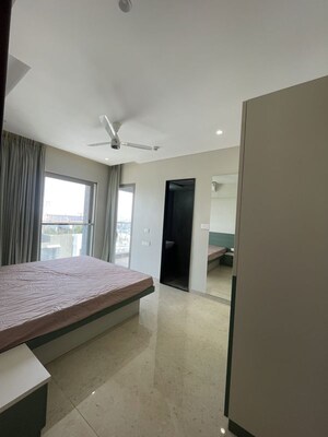 Master Bedroom in 3 BHK Apartment at VJ Yashwin Nuovo Centro, Wakad – for Rent